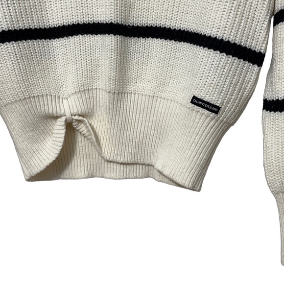 Calvin Klein Jeans Womens Striped Sweater - Picture 2 of 5